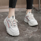Damen sportliche Strick-Sneaker mit atmungsaktivem Obermaterial und rutschfester Sohle R&B