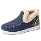 Damen Kuschelige Fleece Hausschuhe mit warmem Innenfutter