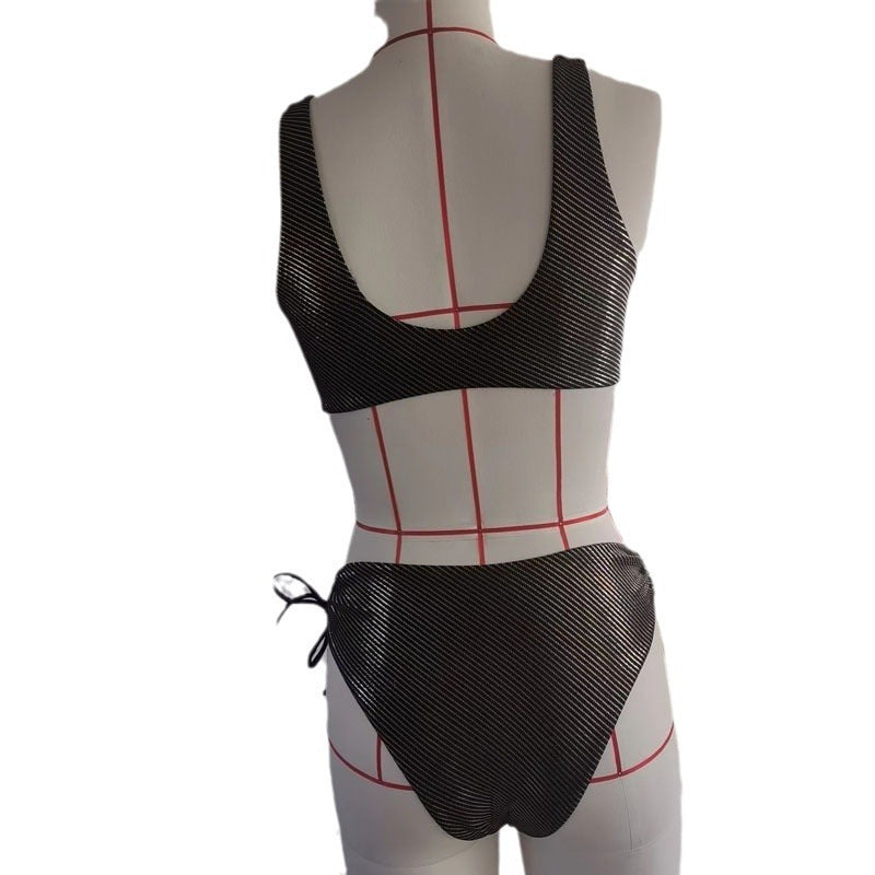 Damen Bikiniset mit Blumenapplikation und sportlichem Schnitt R&B