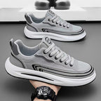 Damen Sportliche Sneakers mit atmungsaktiver Mesh-Oberfläche und stabiler Laufsohle R&B