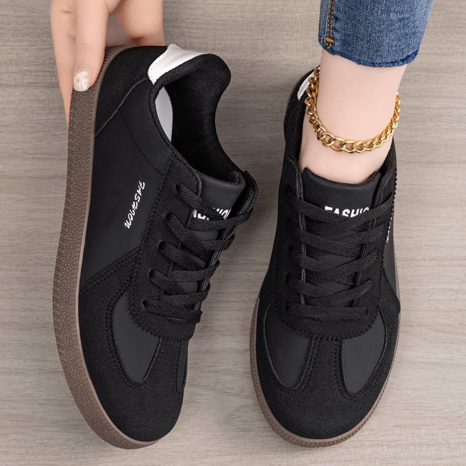 Damen Sportliche Freizeitschuhe mit rutschfester Sohle und atmungsaktivem Obermaterial