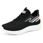 Damen Leichte Fitness-Sneaker mit atmungsaktivem Mesh-Obermaterial und rutschfester Sohle R&B