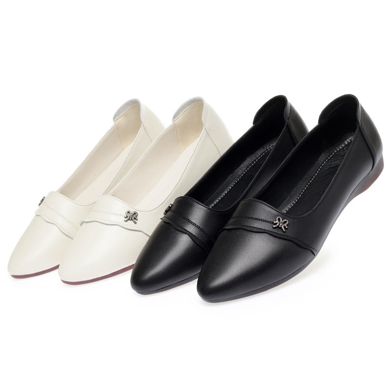 Damen Elegante Ballerinas mit modischem Schleifen-Detail und rutschfester Sohle R&B