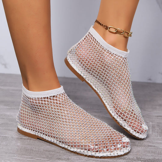 Damen modische Netzsandalen mit rutschfester Sohle und bequemer Passform R&B