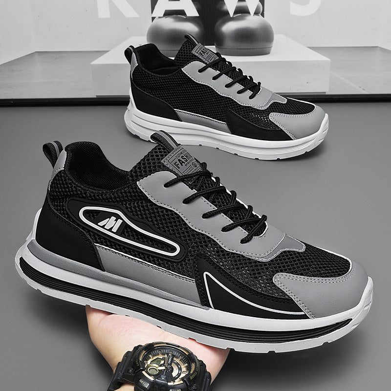Damen Sportliche Sneakers mit atmungsaktivem Mesh-Obermaterial und dämpfender Sohle R&B