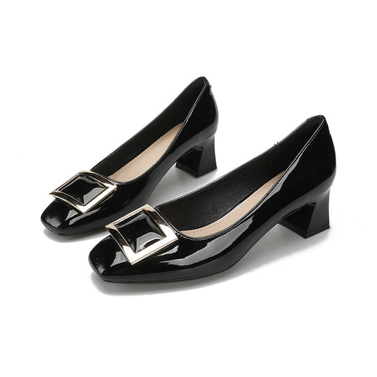 Damen elegante Pumps mit modischem Schnallen-Detail R&B