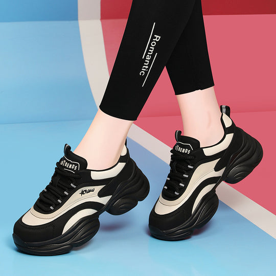 Damen Sportliche Chunky Sneakers mit rutschfester Sohle und dämpfendem Fußbett R&B