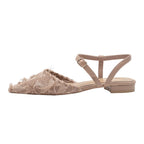 Damen Elegante Sling-Ballerinas mit feiner Fransenverzierung R&B