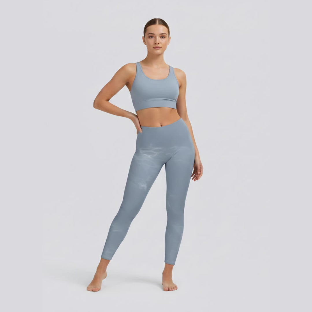 Damen Sportlegging mit stilvollem grafischen Design R&B