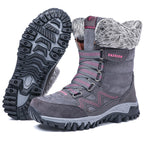 Damen Winterboots mit dicker isolierender Fütterung und rutschfester Sohle R&B