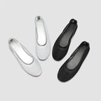 Damen Ballerinas aus atmungsaktivem Netzmaterial mit elegantem Silikonrand R&B