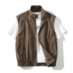 Herren trendige ärmellose Jacke mit modernem Design