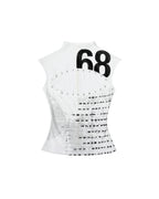Damen Kreatives Tank-Top mit Grafischem Druck