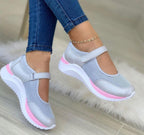 Damen Atmungsaktive Slip-On Sportschuhe mit Fersenriemen und rutschfester Sohle