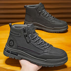 Damen Modische High-Top Sneakers mit praktischem Reißverschluss R&B