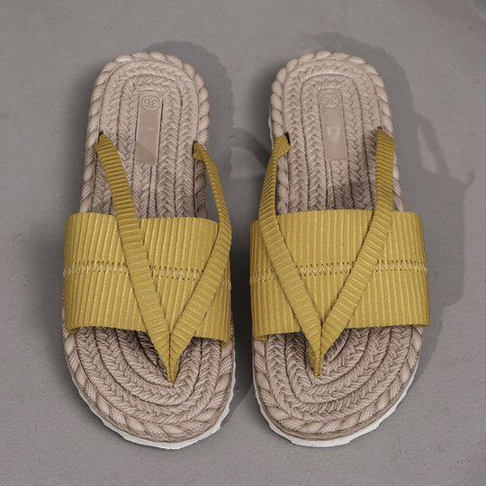 Damen Sommer-Sandalen mit ergonomischem Fußbett und modischem Riemchen-Design R&B