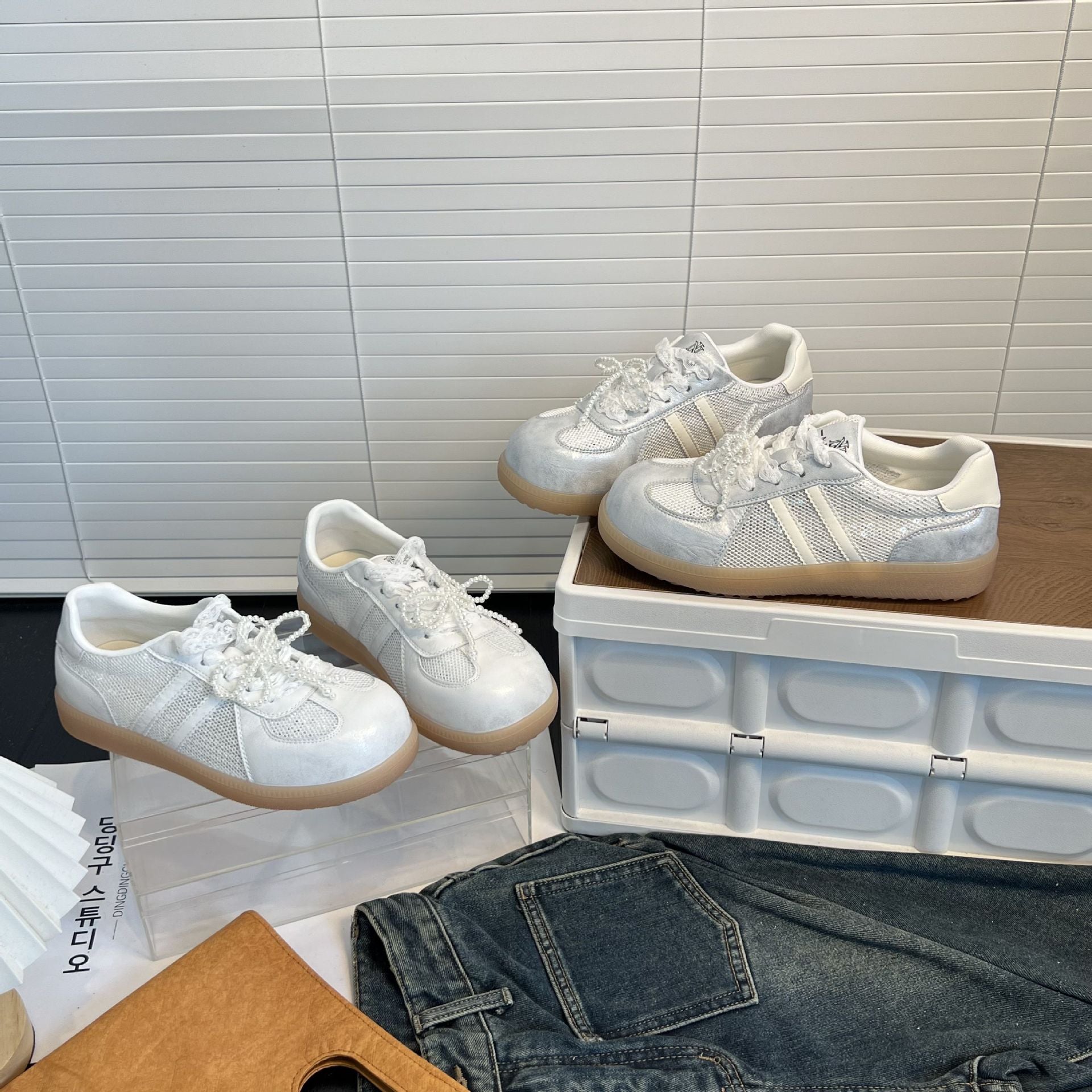Damen Atmungsaktive Sneakers mit eleganten Details R&B