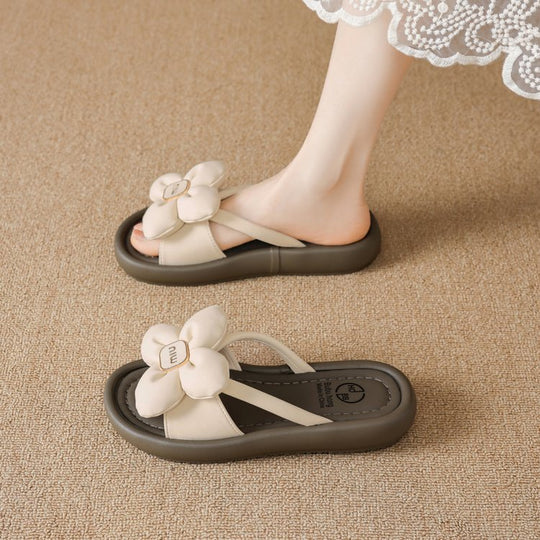 Damen Sandalen mit floralem Design und bequemer Sohle R&B