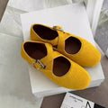 Damen Ballerinas mit elegantem Schnallenakzent und weich gepolsterter Innensohle R&B