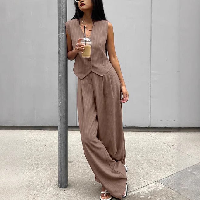 Damen lässiger Jumpsuit mit elegantem Blazer