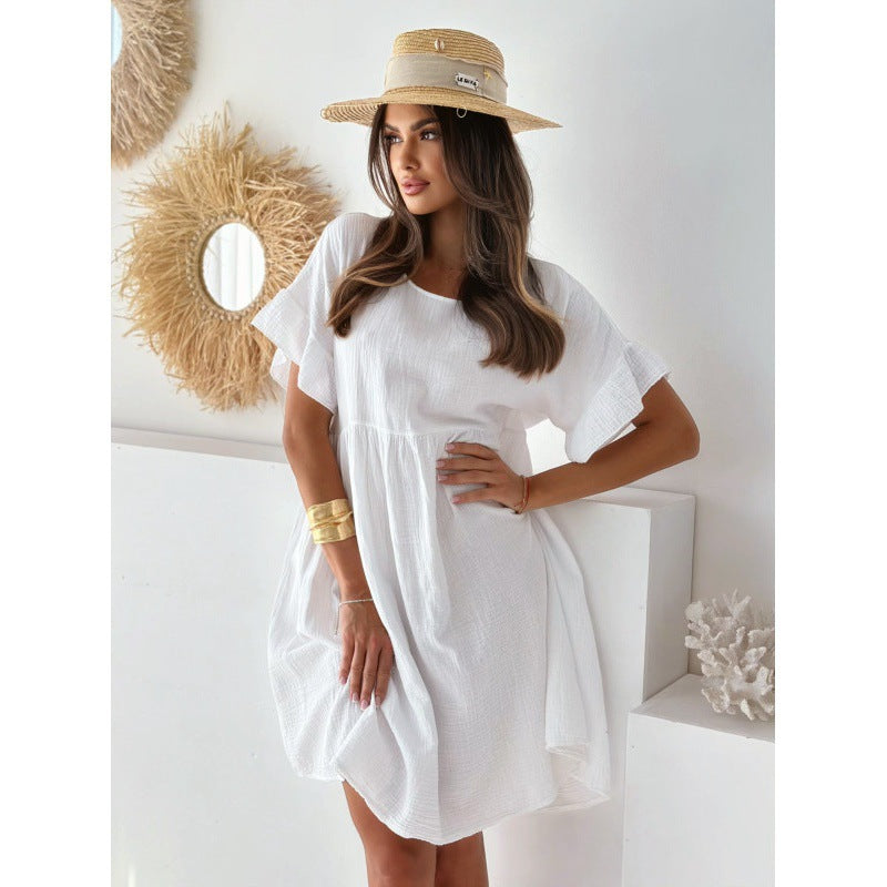 Damen Breezy A-Linie Mini Kleid R&B