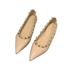Damen elegante Ballerinas mit modischer Zierverzierung und schmaler Silhouette R&B