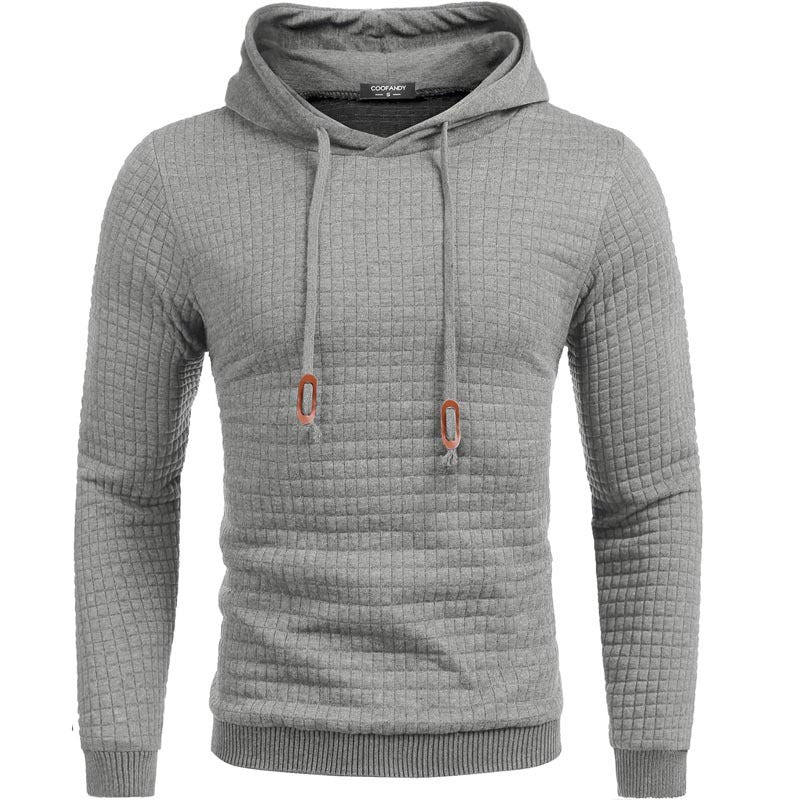 Herren Kapuzenpullover mit strukturiertem Design und komfortablem Schnitt R&B