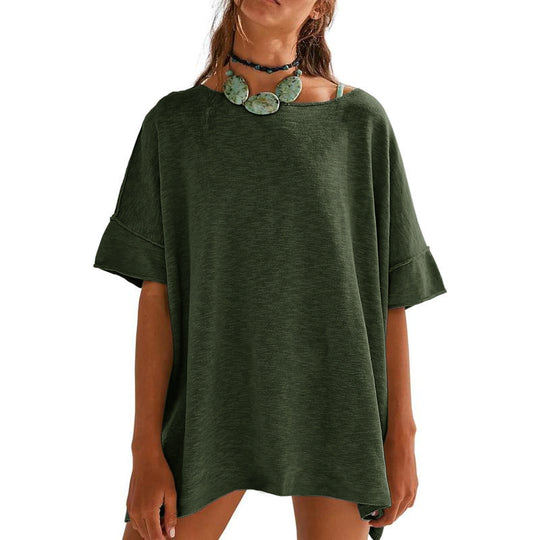 Damen Oversized Relaxed Fit T-Shirt R&B