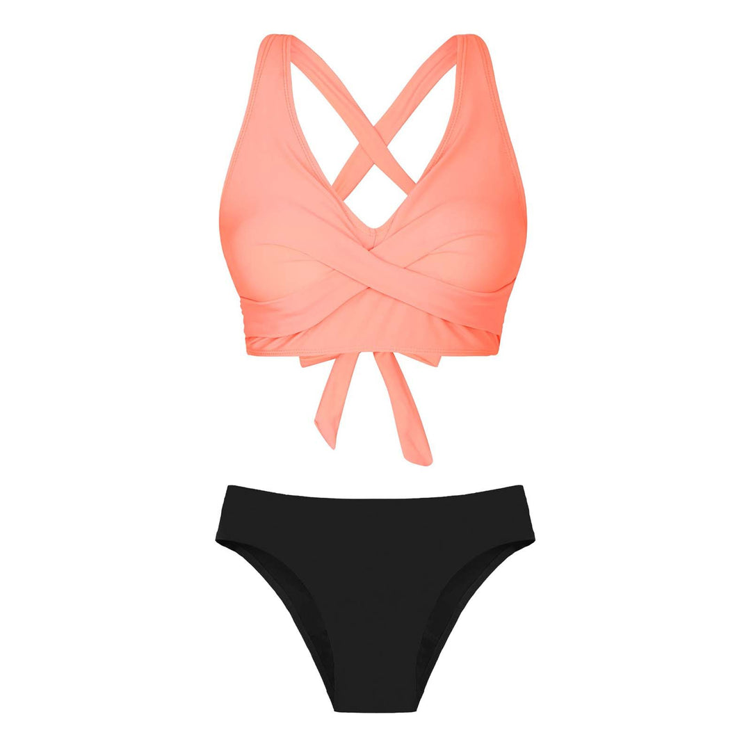 Damen Zweiteiliger Badeanzug mit floralem Design R&B