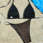 Damen Triangel-Bikini mit luftiger Spitzenoptik R&B