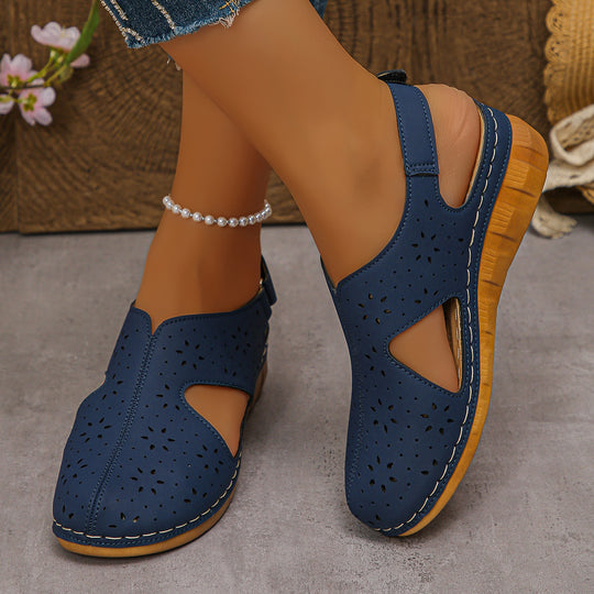 Damen Komfortable Clogs mit modischen Ausschnitten R&B