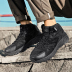 Damen Hohe Wanderschuhe mit rutschfester Sohle und atmungsaktivem Obermaterial