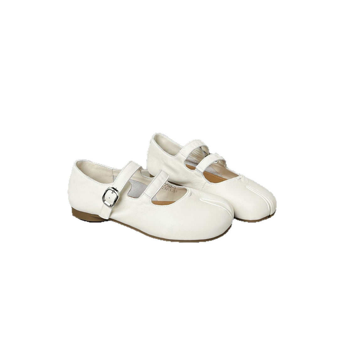 Damen Ballerinas mit modischem Riemen und anatomischem Fußbett R&B