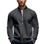Herren sportliche Jacke mit praktischem Reißverschluss und atmungsaktiven Materialien R&B
