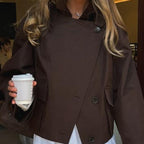 Damen Oversized Jacke mit stylischem Schnitt