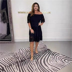 Damen Spitzenkleid mit Schulterfrei-Design R&B