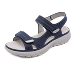 Damen modische Sandalen mit variablen Riemen und anatomischem Fußbett R&B