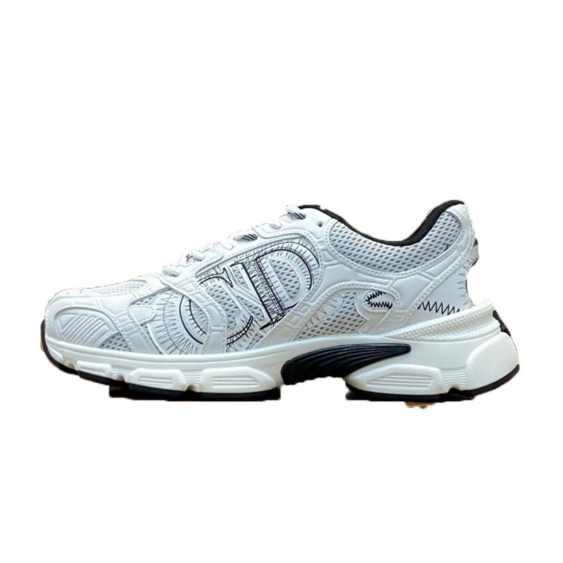 Damen Sportliche Sneakers mit innovativem Design und atmungsaktiver Oberflächenstruktur R&B