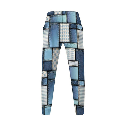 Damen trendige Patchwork-Hose R&B