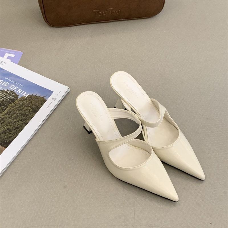 Damen Slingback-Pumps mit elegantem transparentem Riemendesign R&B
