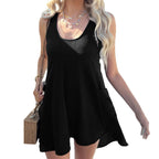 Damen Luftiges Sommerkleid mit lässigem Schnitt und praktischen Taschen R&B