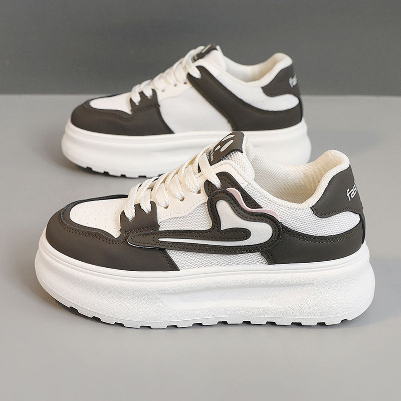 Damen modische Sneakers mit dämpfender Sohle und atmungsaktiver Obermaterialstruktur R&B