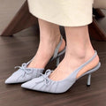 Damen Slingback-Pumps mit raffinierter Schleifen-Details und elegantem Design R&B