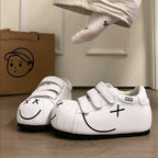 Damen Sneakers mit praktischem Klettverschluss und verspieltem Design