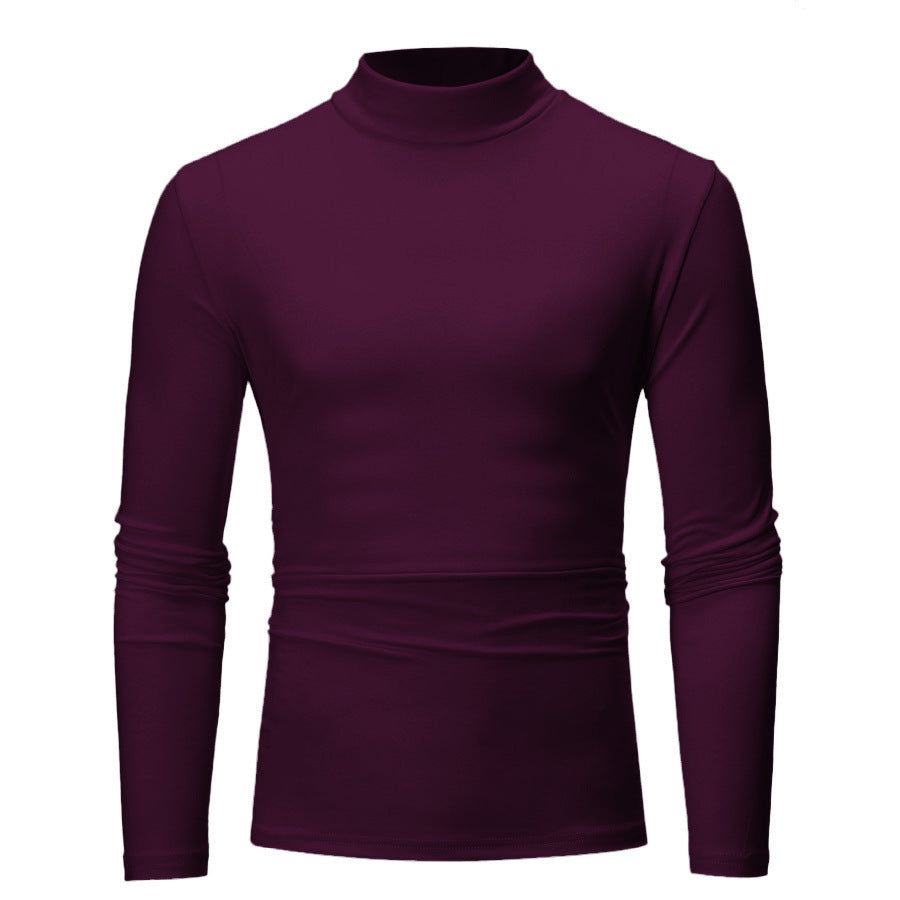 Herren turtleneck Langarmshirt R&B