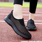 Damen Atmungsaktive Slip-On Sneakers mit elastischem Einschlupfdesign R&B
