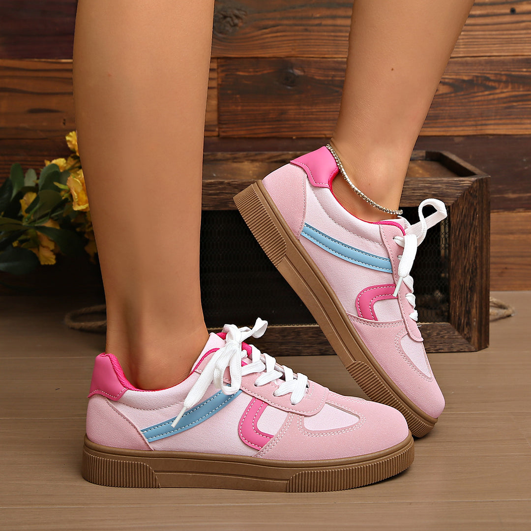 Damen Sneakers im modernen Design mit verstärktem Komfort und rutschfester Sohle R&B