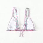 Damen Triangel-Bikini mit buntem Muster