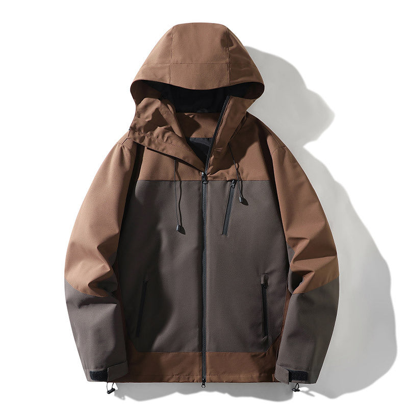 Damen technische Allwetterjacke mit vielseitigem Kapuzendesign und verstellbaren Belüftungsöffnungen R&B