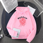 Damen Kapuzensweater mit kreativem Spinnenmotiv